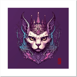 Evil cat Posters and Art